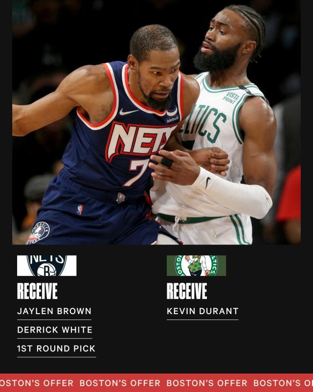 博鱼-报价领跑所有竞争者？凯尔特人愿为KD付出多少？